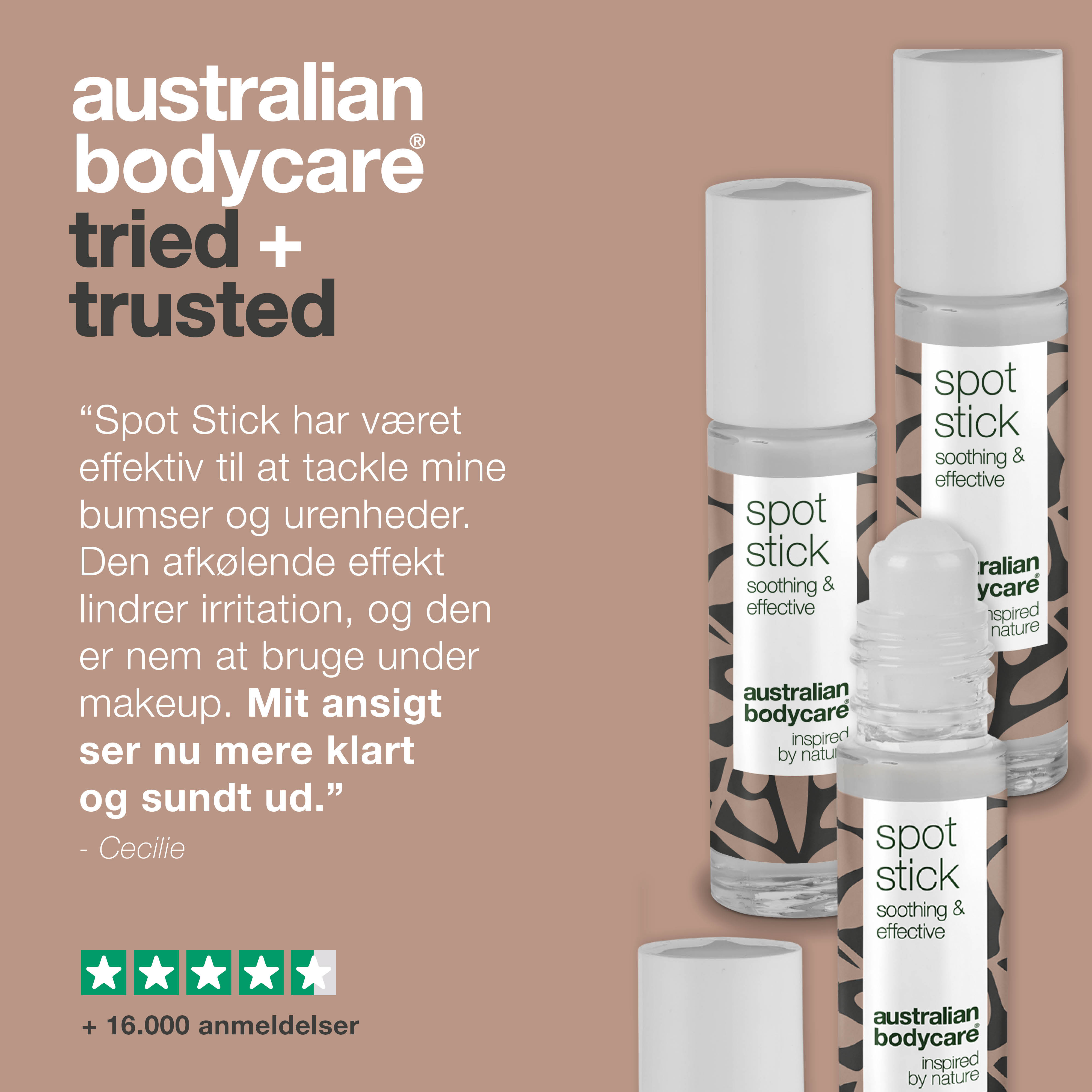 3 stk. Spot Stick til bumser og uren hud — Effektiv mod bumser, uren hud og hudorme