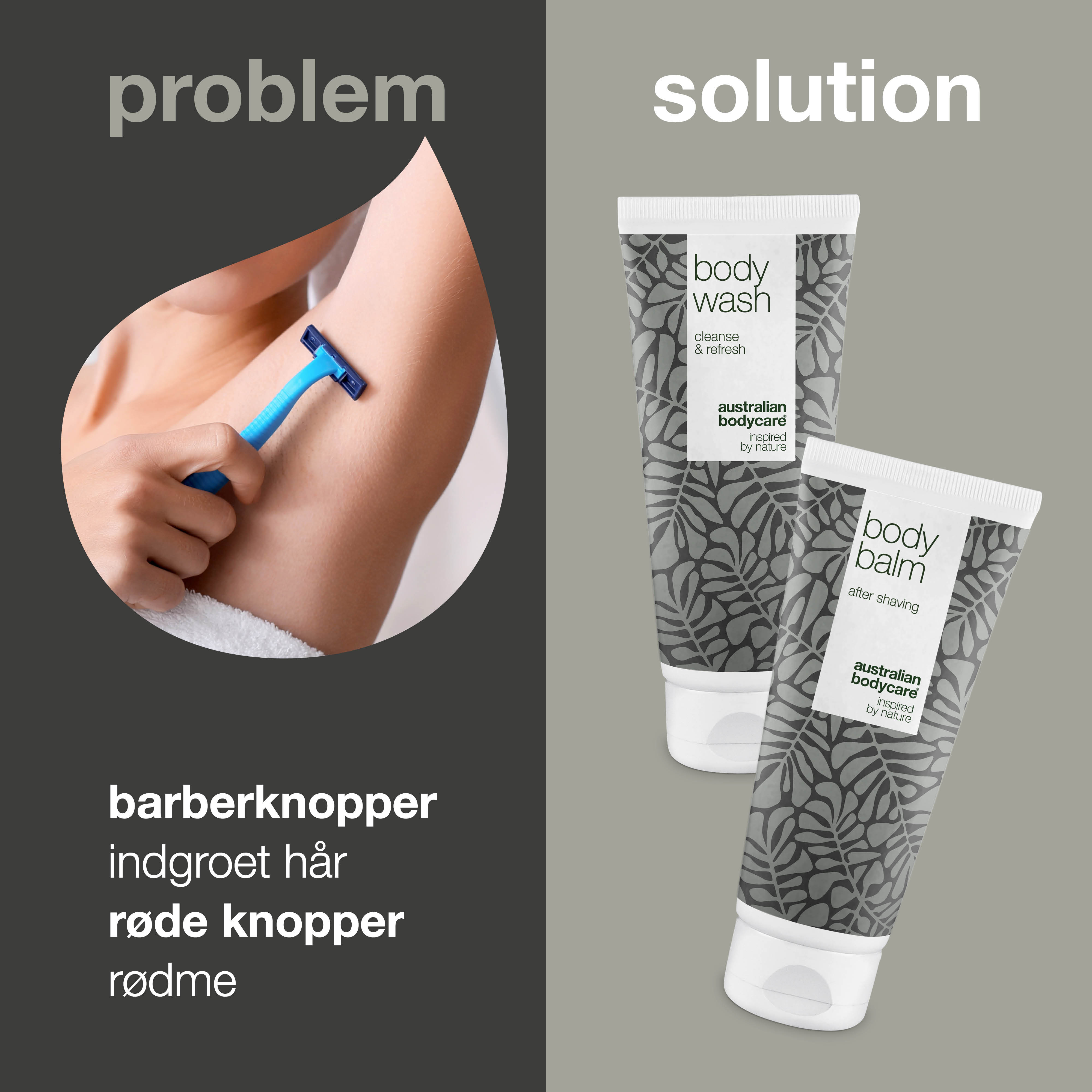 Pleje efter barbering under armene — 2 produkter mod røde knopper efter hårfjerning under armene