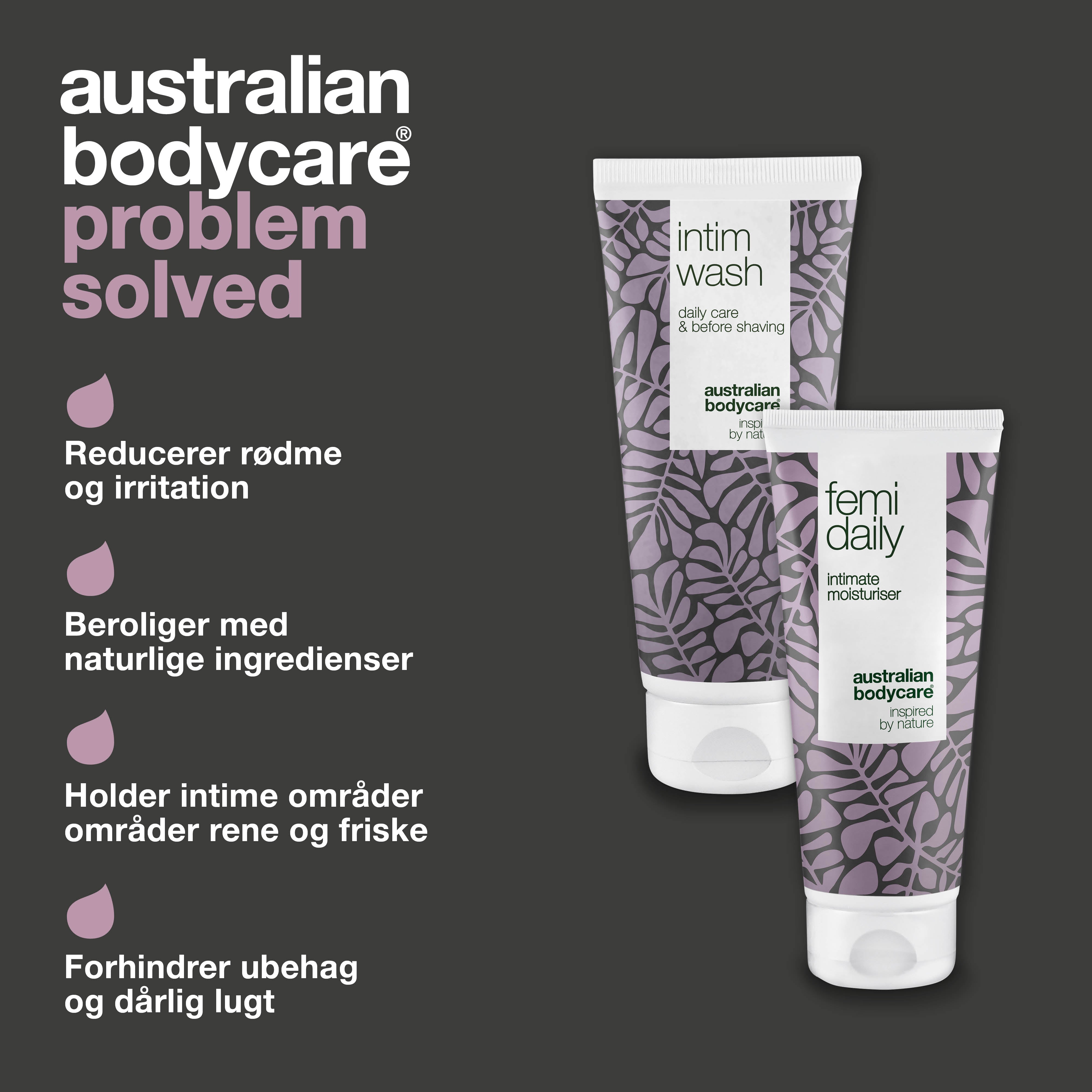 Creme & Vask til pleje ved Analkløe — 2 produkter til pleje af kløe ved endetarmen