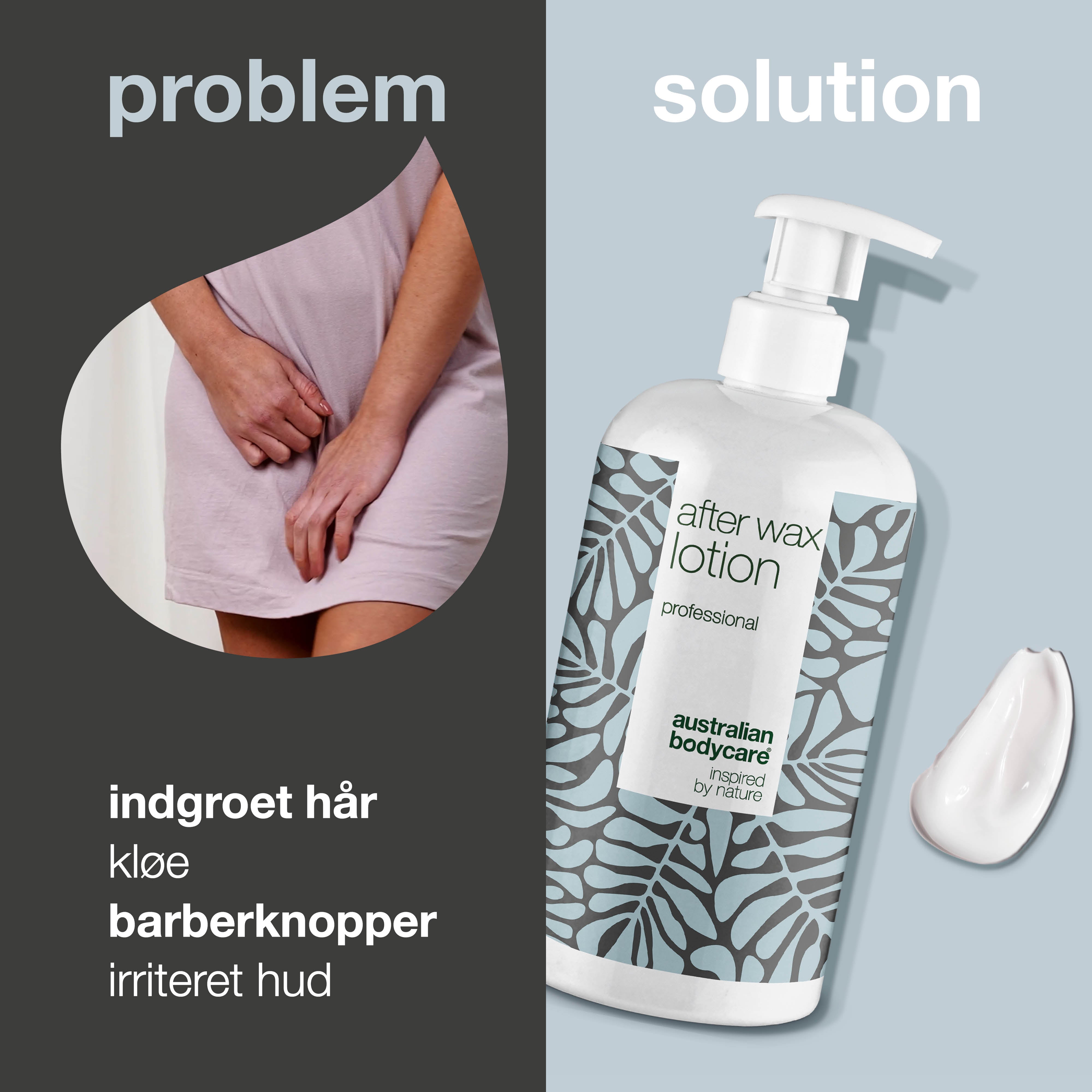 Professionel After Wax Lotion — Lotion til brug efter voksbehandling, bikini voksbehandling eller brazilian wax