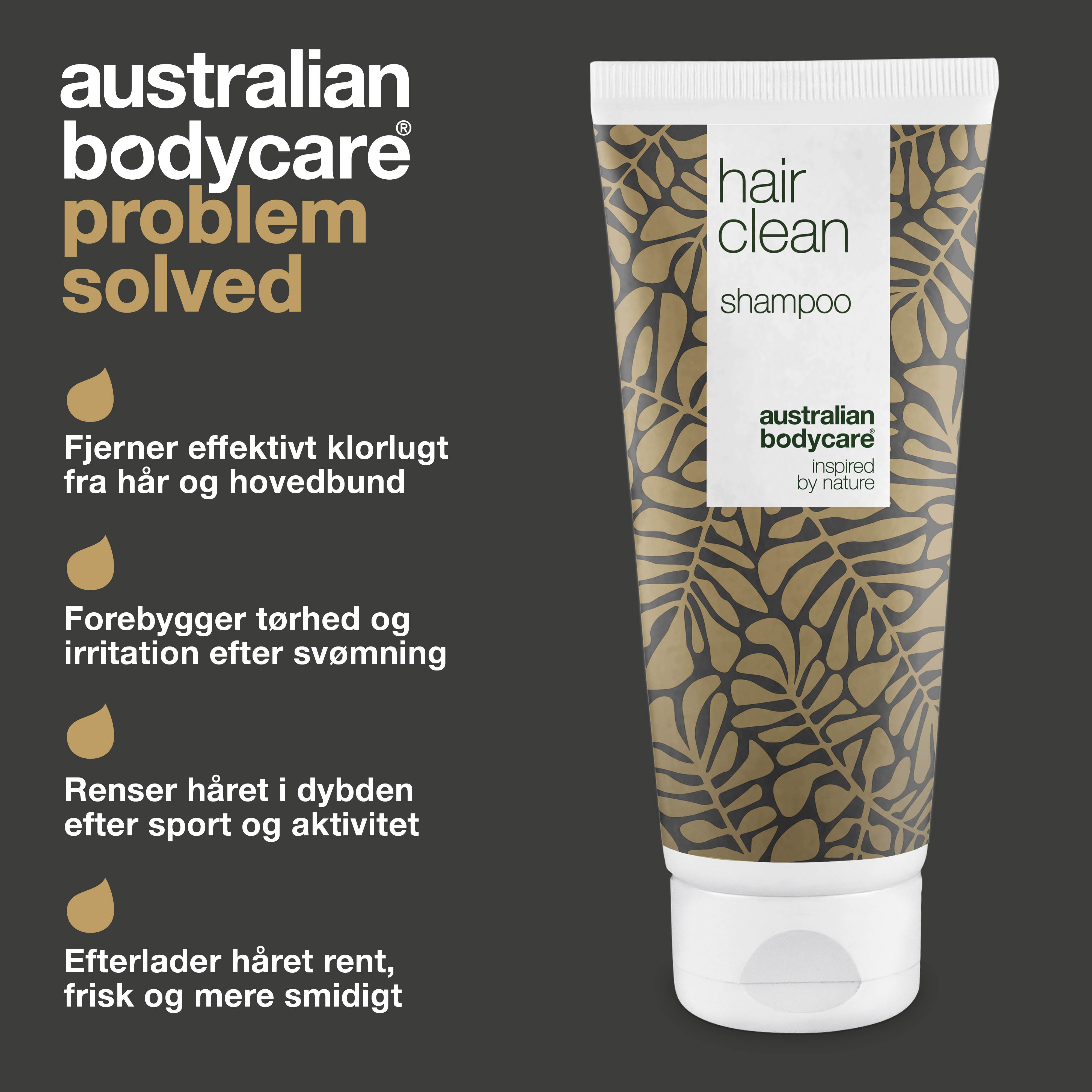 Anti Klor Shampoo — Tea Tree Oil shampoo fjerner lugten af klor