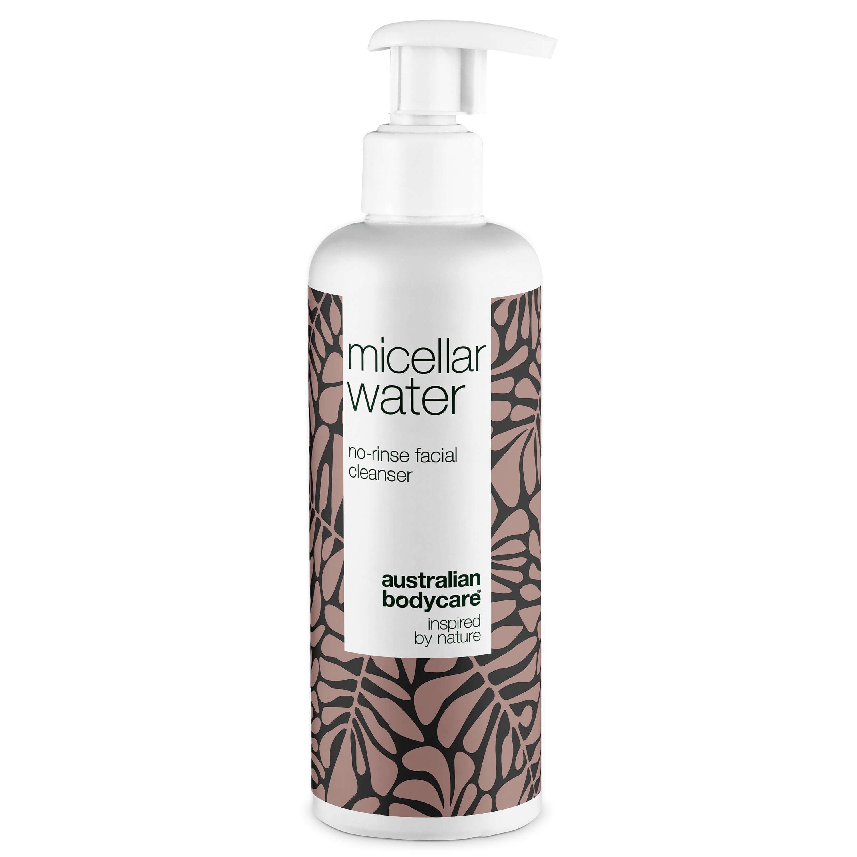 Micellar Water – Effektiv rens til uren og fedtet hud — Micellar Water fjerner makeup, snavs og overskydende olie. Perfekt til uren hud og daglig ansigtsrens.