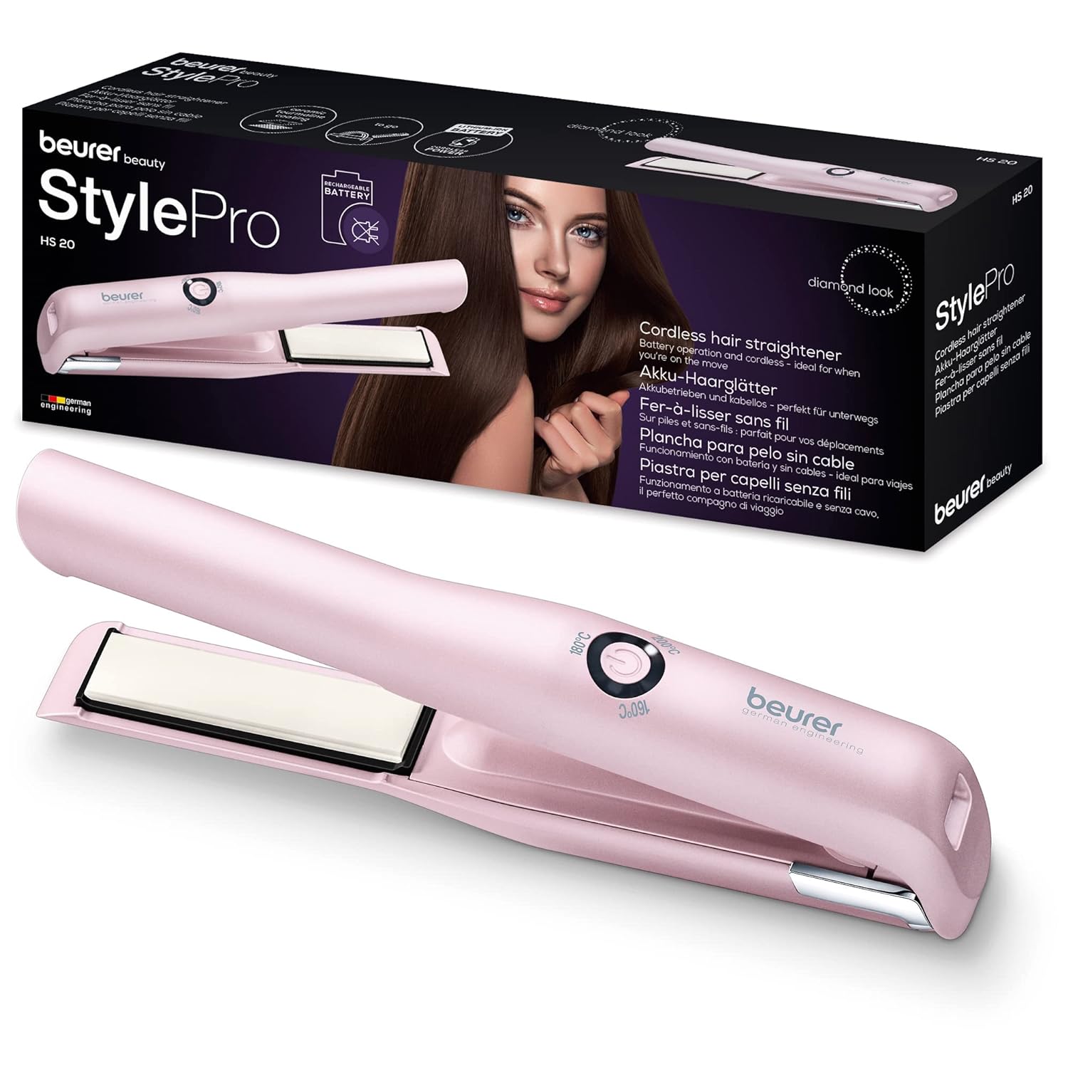 Trådløs glattejern Beurer hs 20