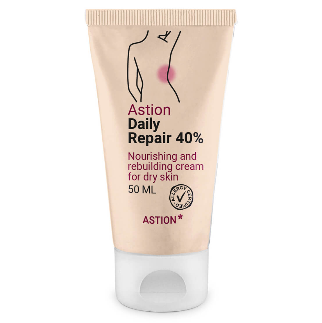Astion Daily Fedtcreme 40 % — Daglig fugtpleje ved eksem og kløe