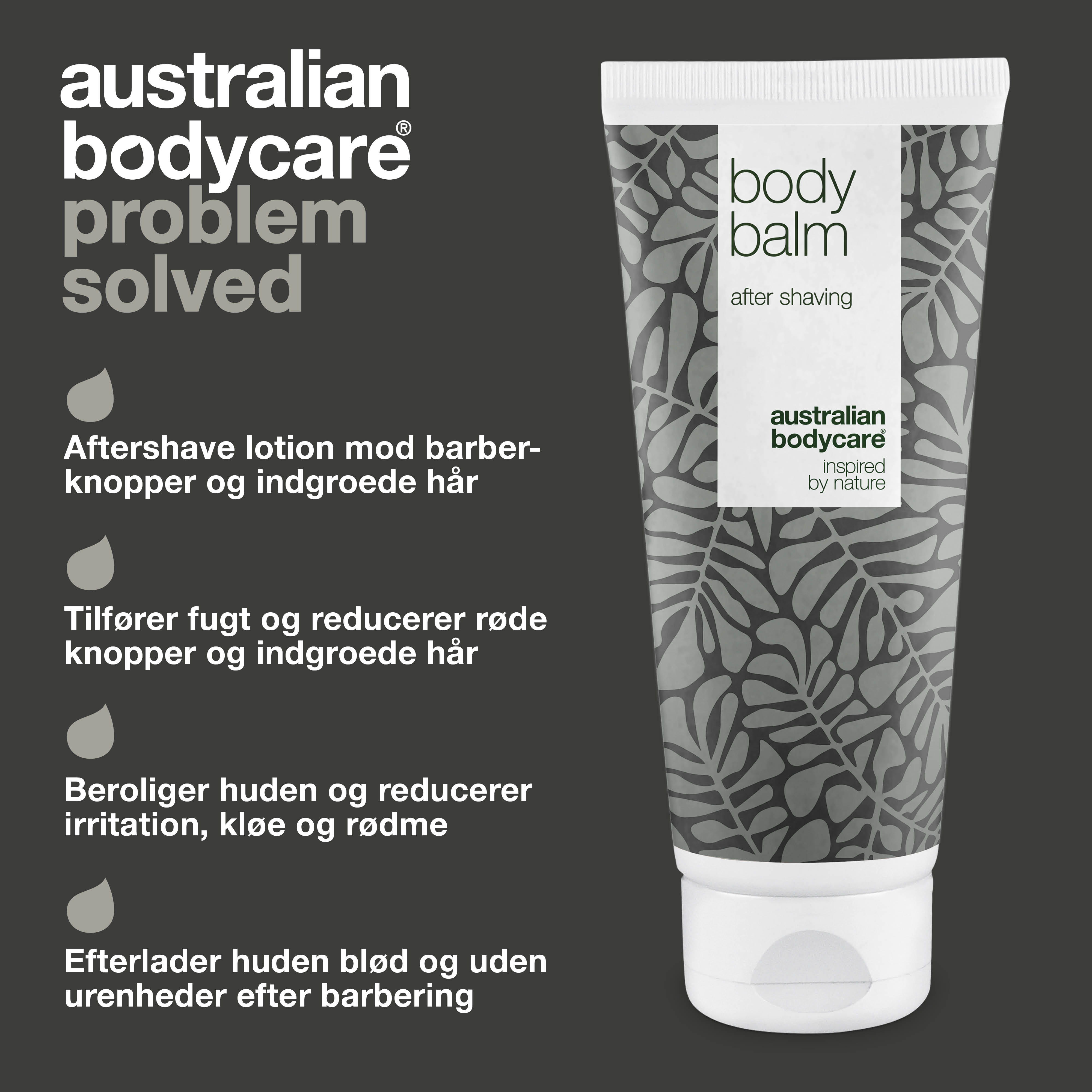 Aftershave Balm mod røde knopper efter barbering — Aftershave lotion mod indgroede hår og barberknopper