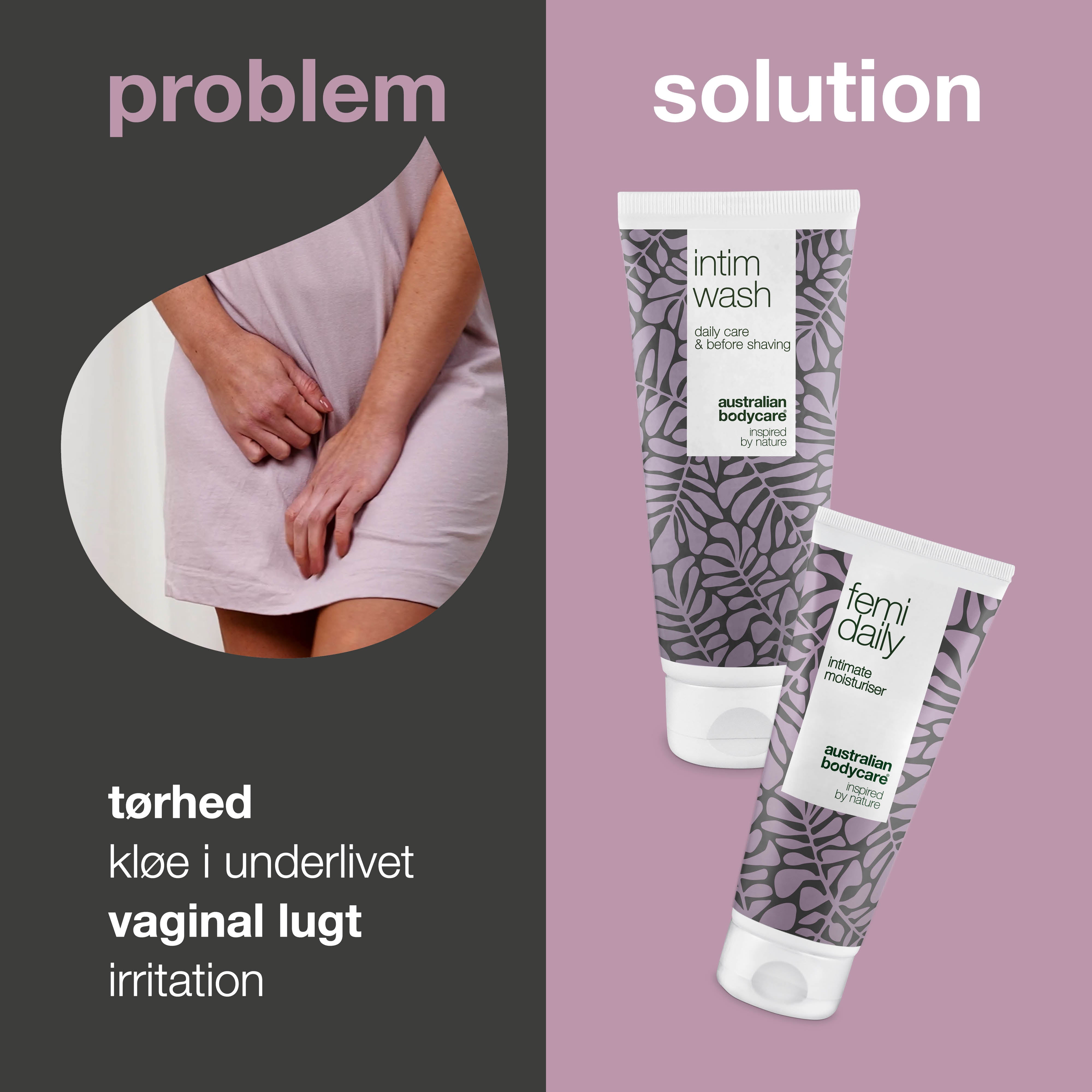 Creme & Vask til pleje ved Analkløe — 2 produkter til pleje af kløe ved endetarmen