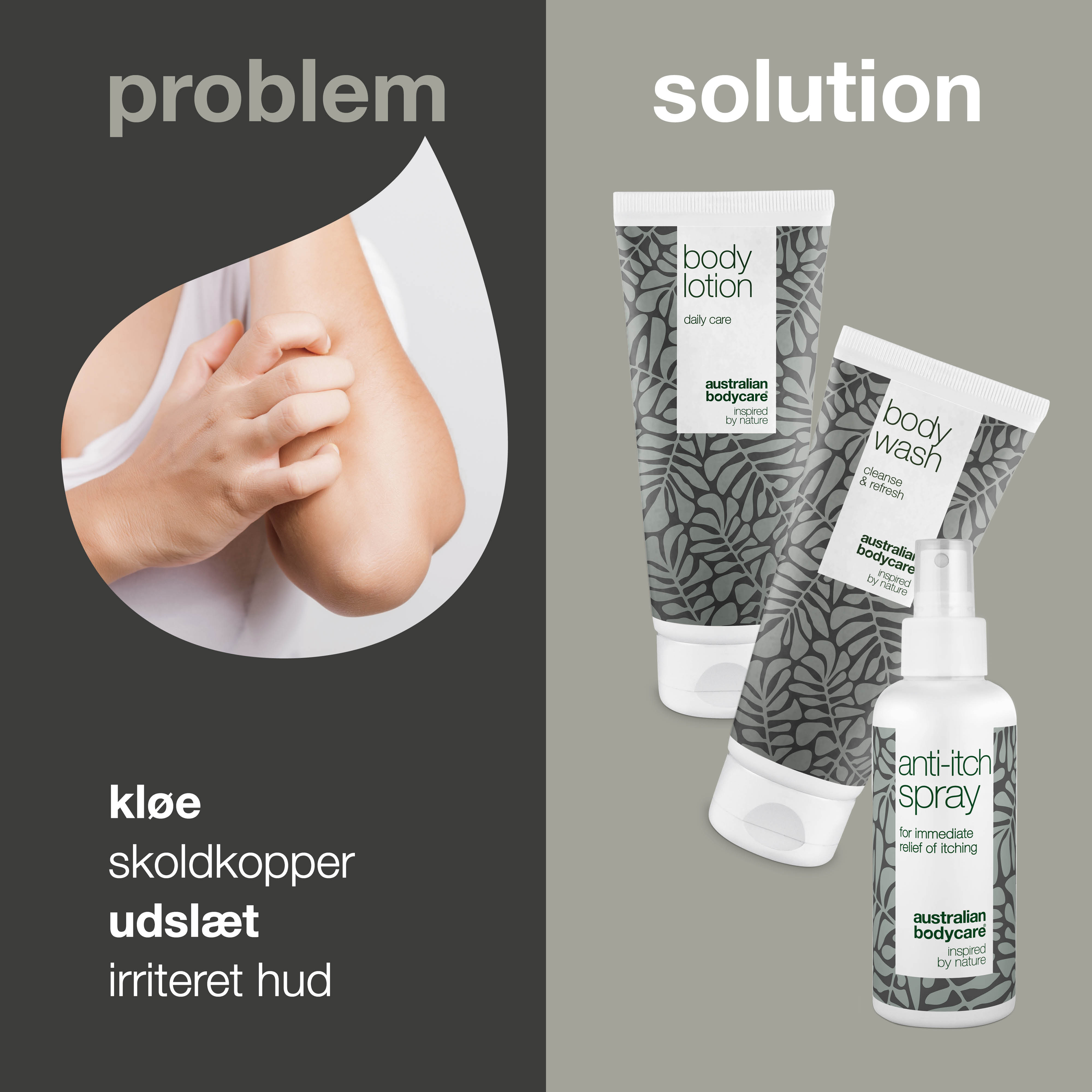 Pakke til pleje ved kløe fra skoldkopper — Produkter til pleje ved skoldkopper
