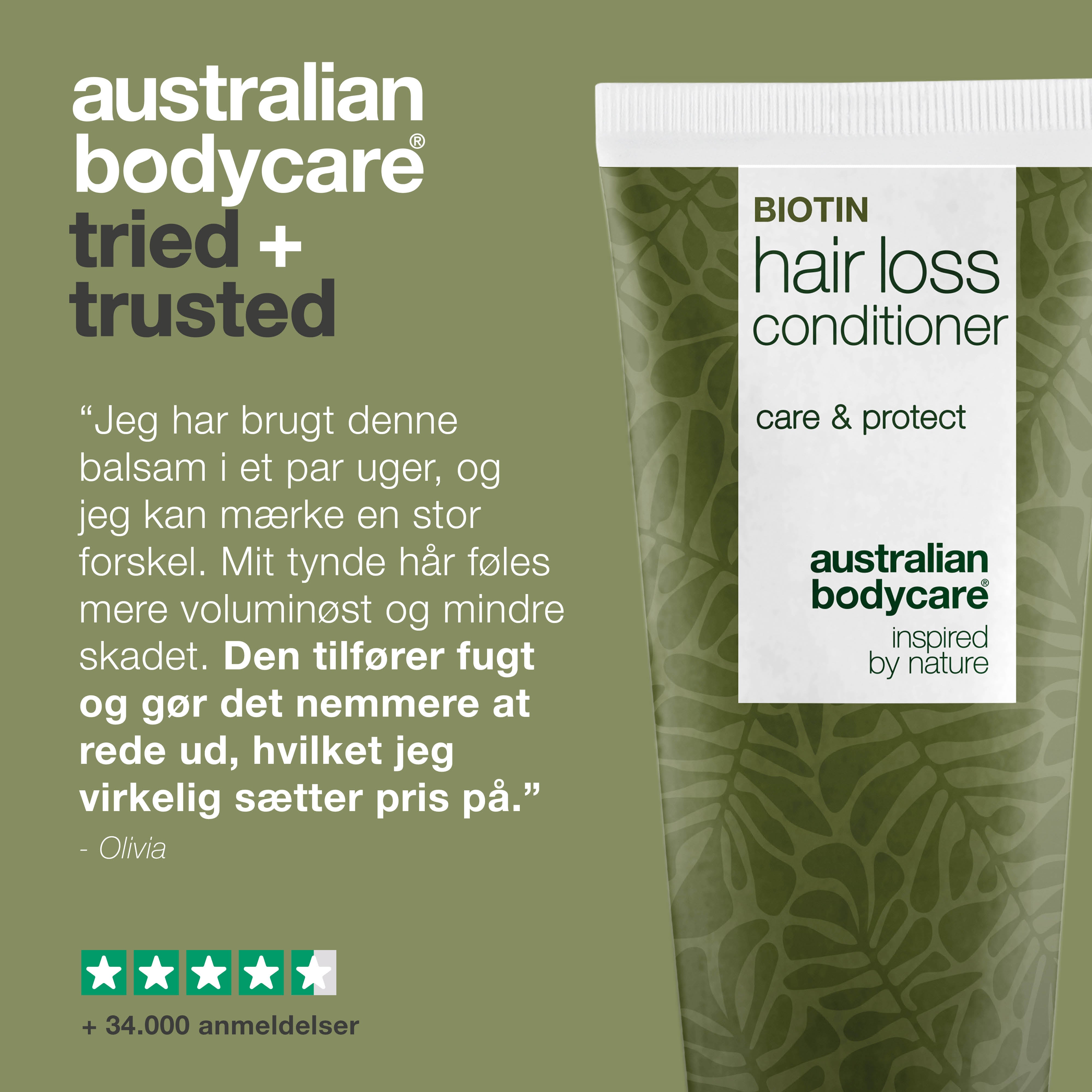 Hair Loss Conditioner – Styrker tyndt hår og reducerer hårtab — Hair Loss Conditioner styrker tyndt hår, reducerer hårtab og fugter. Med Capilia Longa, Koffein og Biotin for sundere og fyldigere hår.