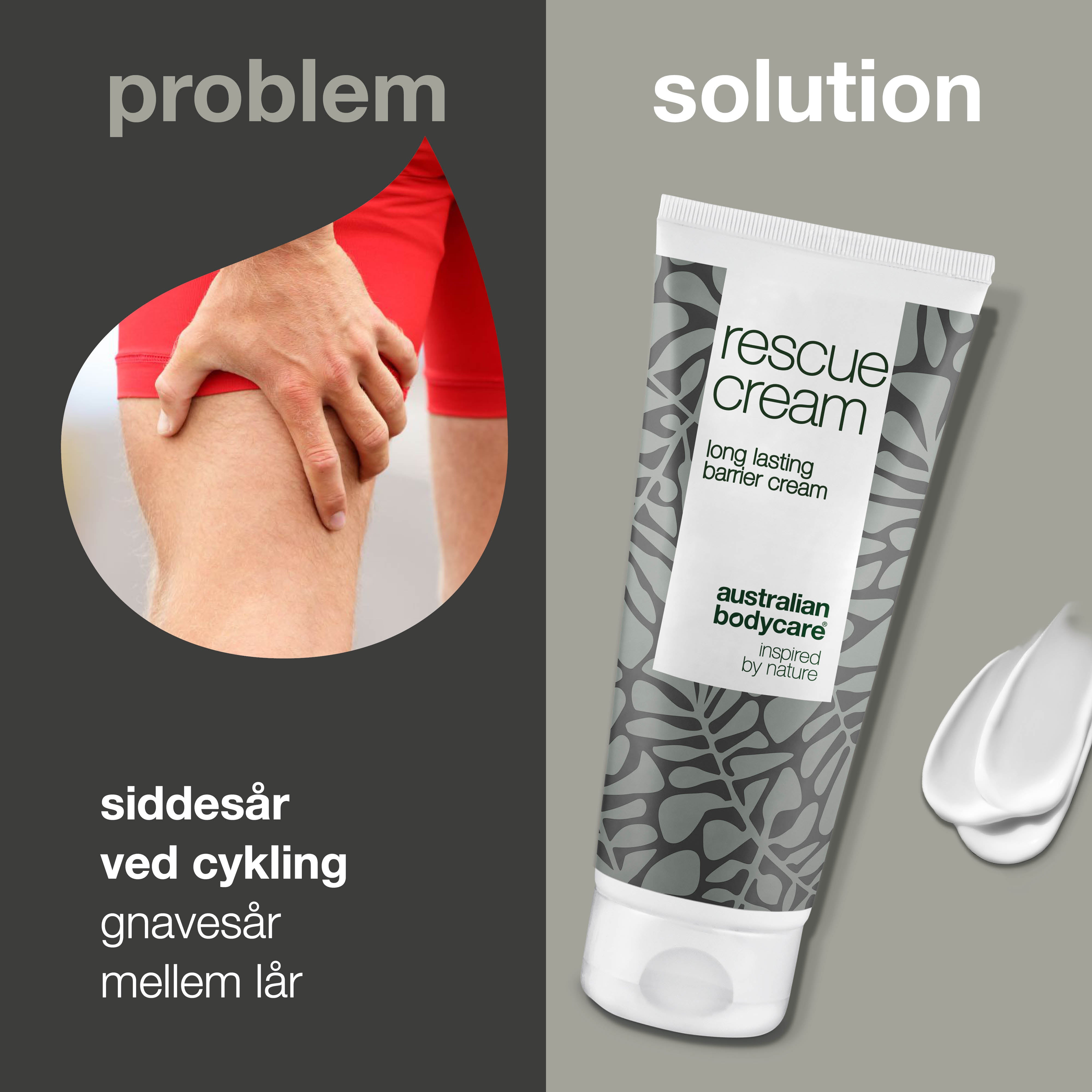 Creme til cykling — Barrierecreme mod gnavesår ved sport, cykling og løb