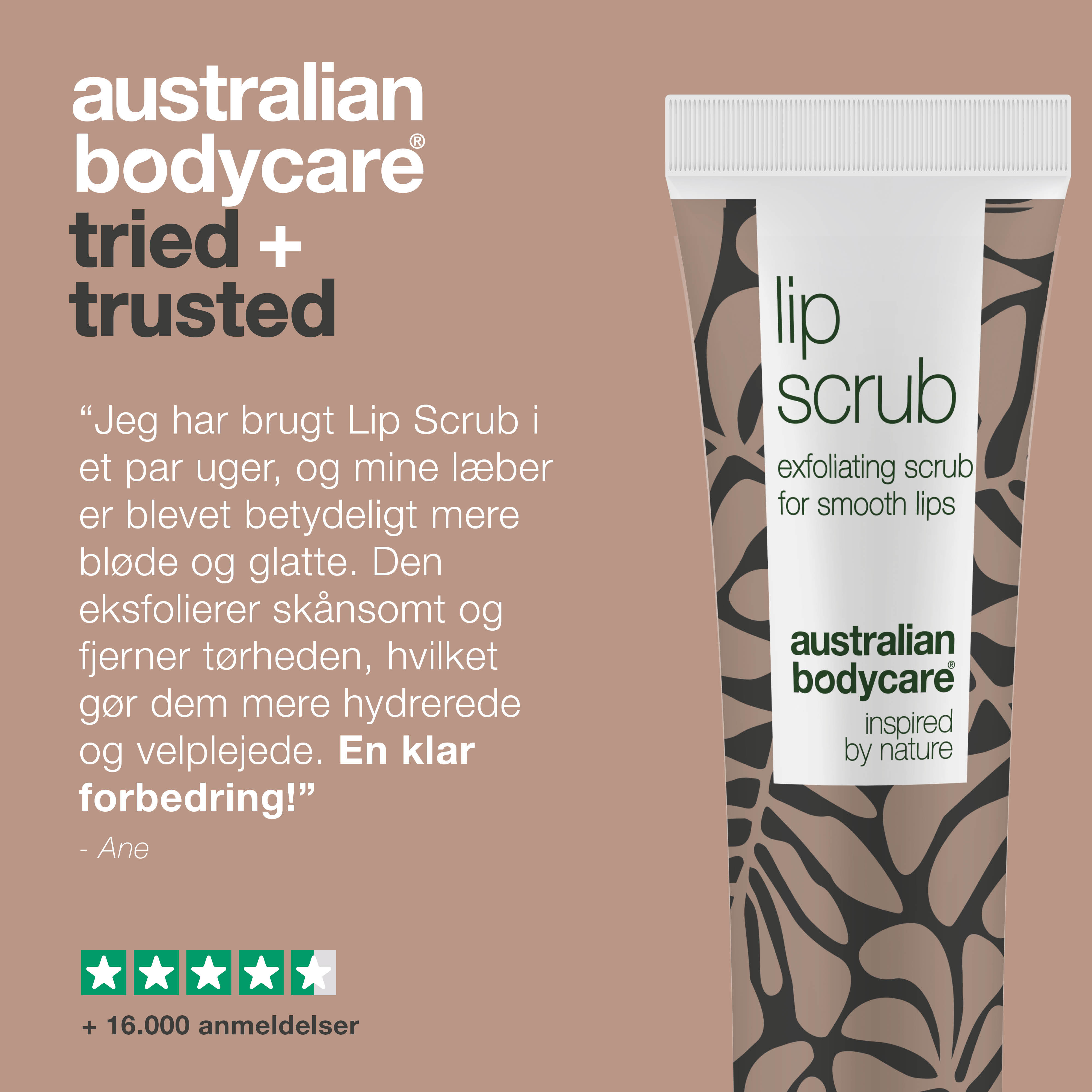 Lip Scrub til pleje af tørre læber — Effektiv eksfoliering og intensiv pleje for dine tørre læber