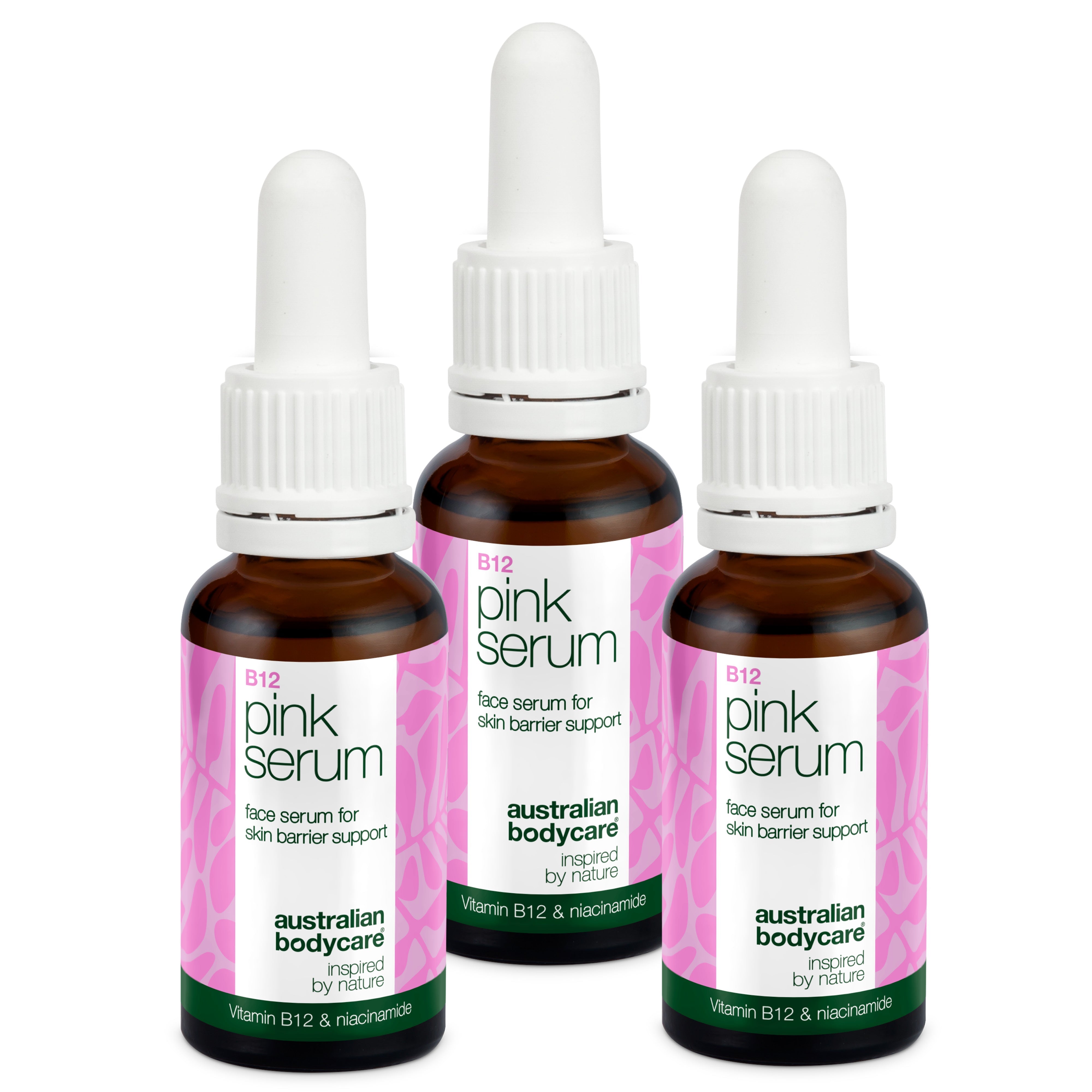 Vitamin B12 Pink Serum – Reducerer rødme og giver sund glød — B12 Pink Serum styrker hudbarrieren, reducerer rødme og aldringstegn. For en blød og strålende hud.