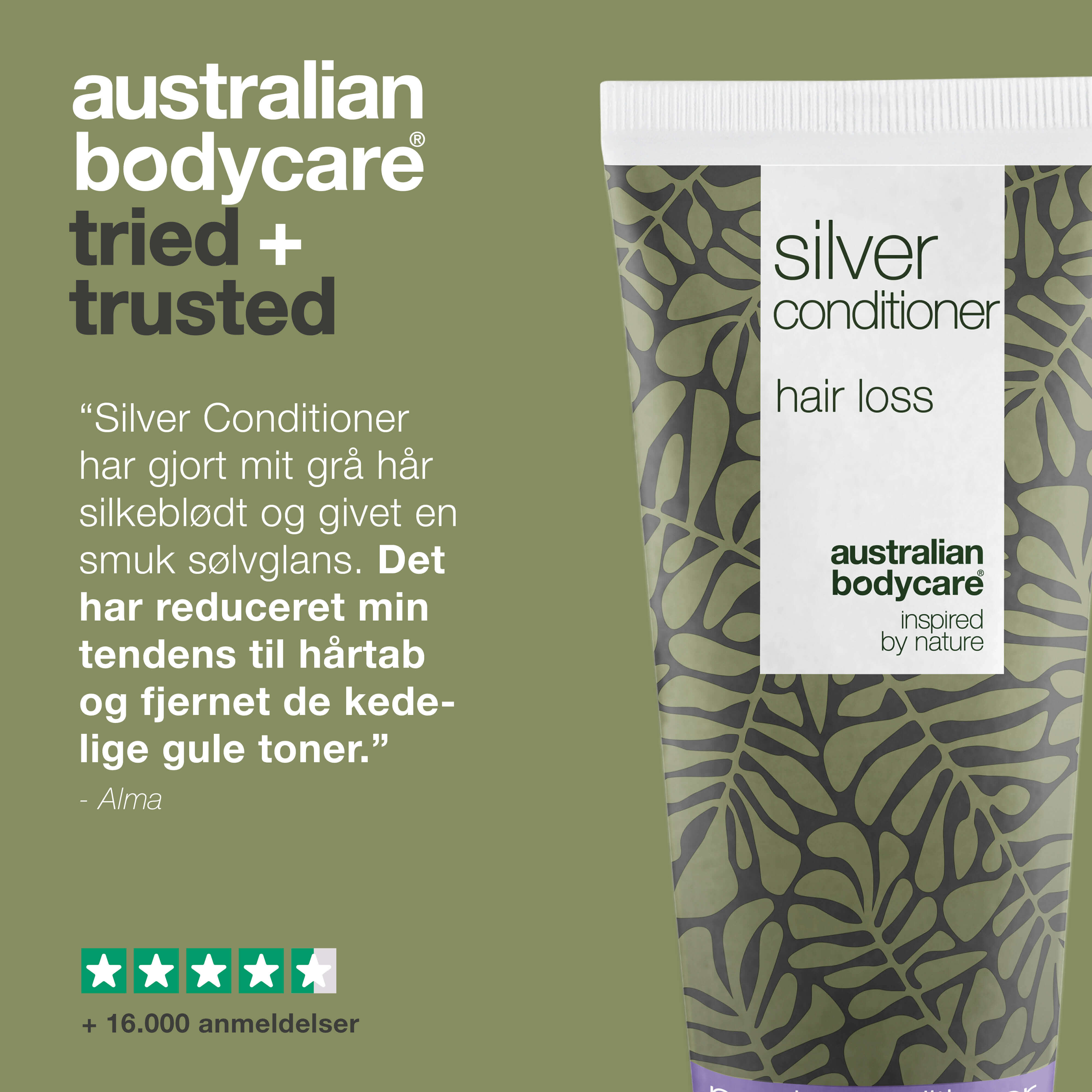Balsam til gråt og blondt hår – Reducerer hårtab — Plej gråt og blondt hår med Silver Conditioner. Reducerer hårtab, neutraliserer gule toner og efterlader håret blødt og skinnende.