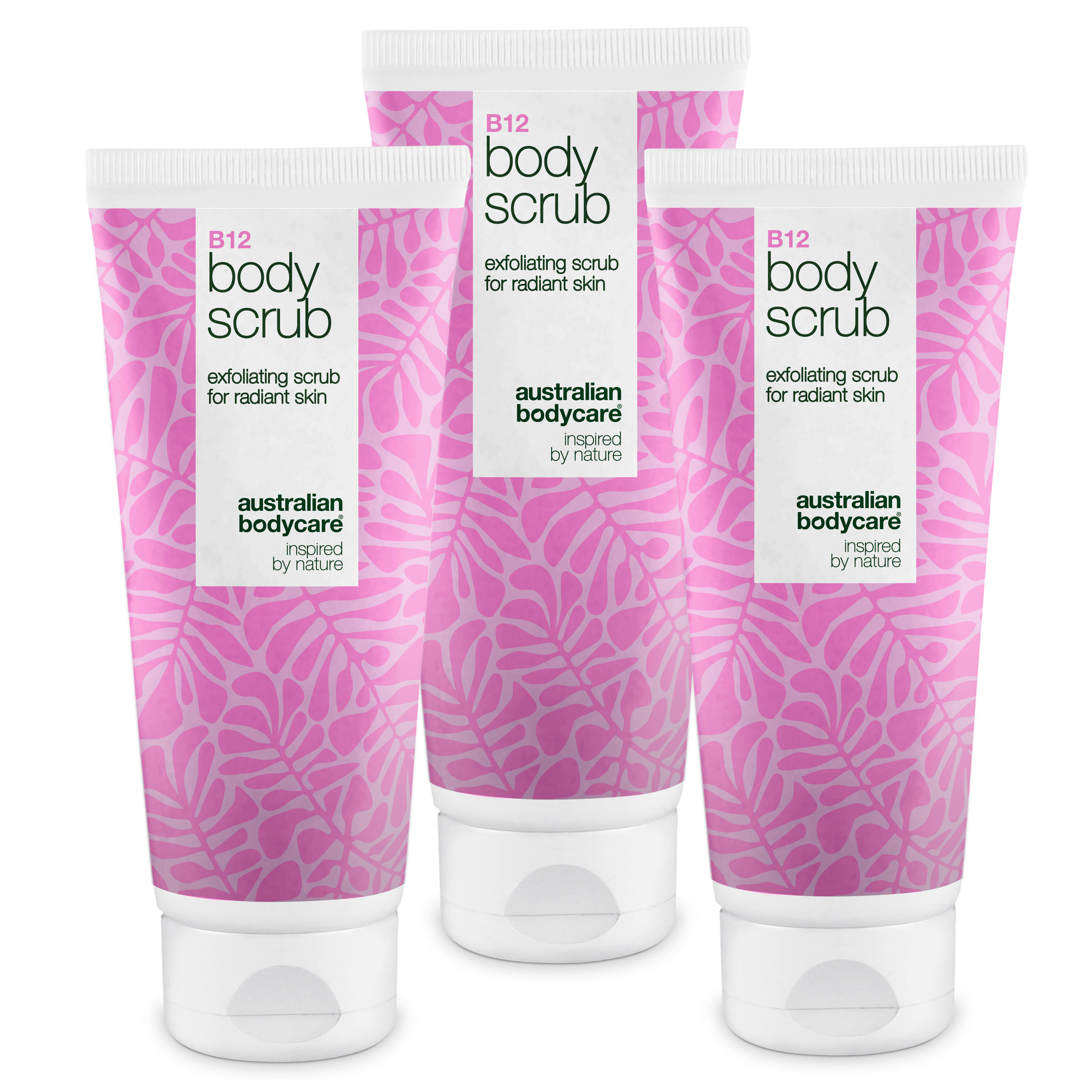 B12 Body Scrub – Eksfoliér og fugt for en blød, strålende hud — Få en fornyet hud med B12 Body Scrub. Eksfolierer og fugter, så huden efterlades blød, glat og strålende.