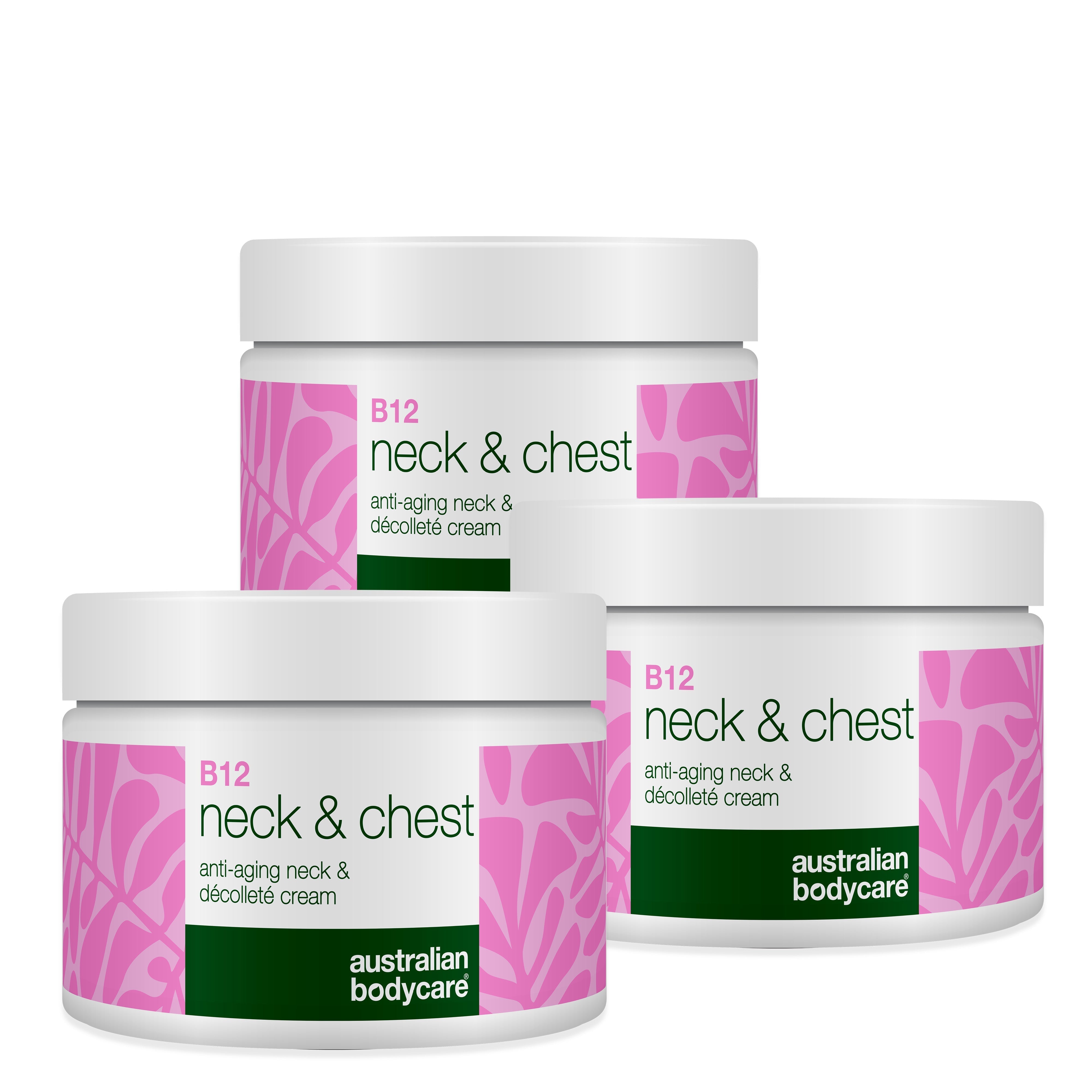 B12 Creme til Hals og Bryst – Reducer rynker og slap hud — B12 Hals- og Dekolletécreme fugter, opstrammer og mindsker rynker. For en glat og ungdommelig hud.