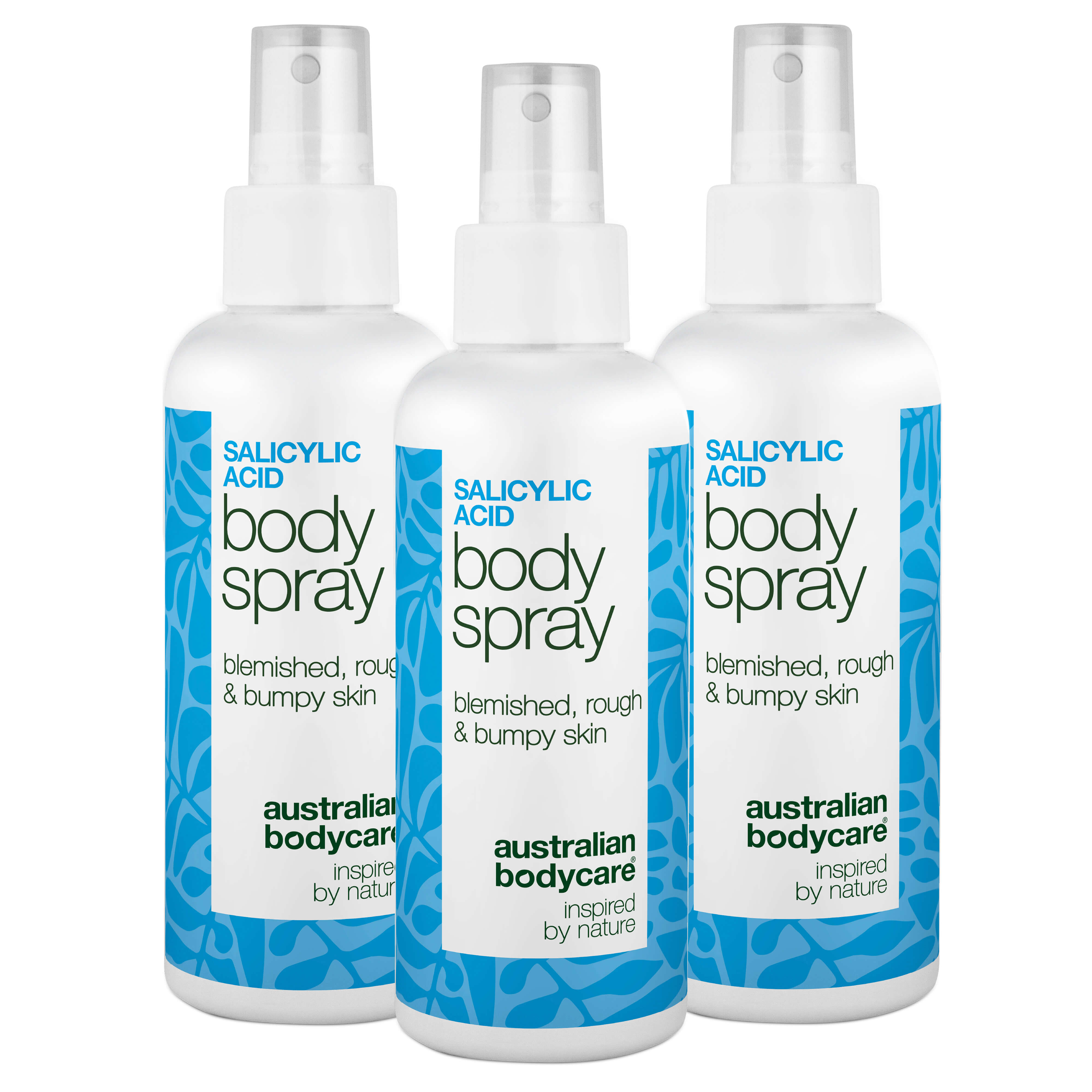 Salicylsyre spray mod bumser og uren hud på kroppen — Salicylsyre spray mod bumser og uren hud. Indeholder salicylsyre og glycolic acid, der renser porer og giver smuk hud.