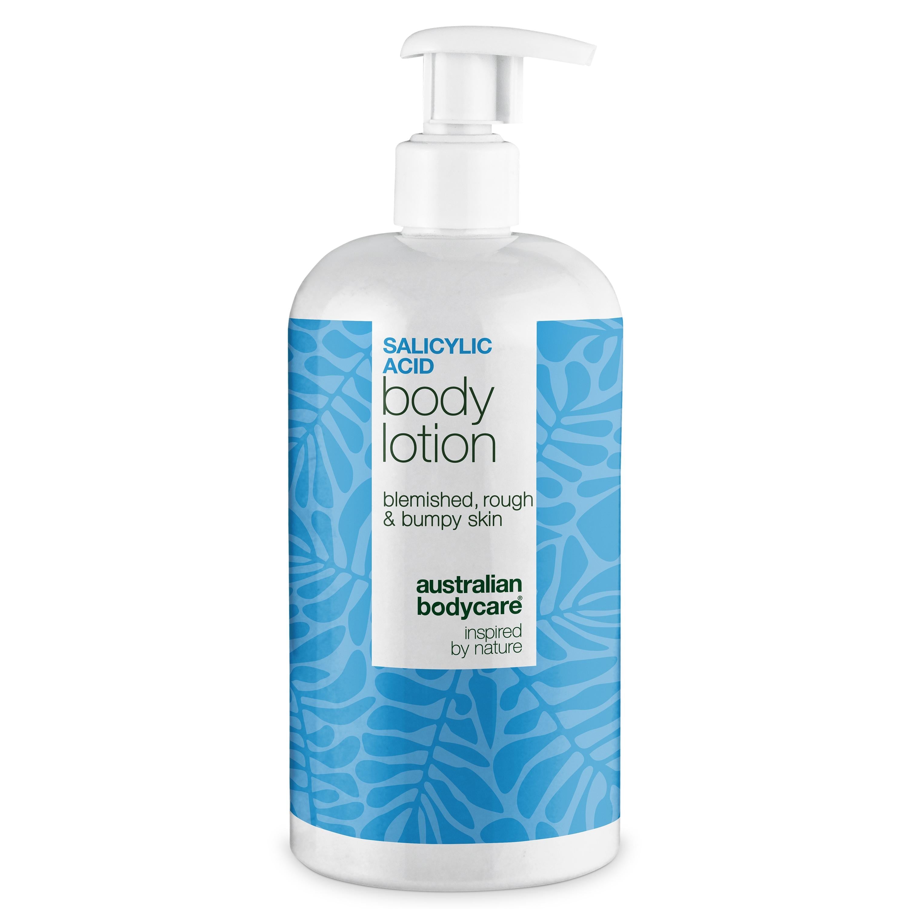 Body Lotion med salicylsyre – mod bumser og tør hud — Body lotion med salicylsyre eksfolierer, fugter og reducerer bumser, uren hud og tørre områder. Perfekt til daglig hudpleje.